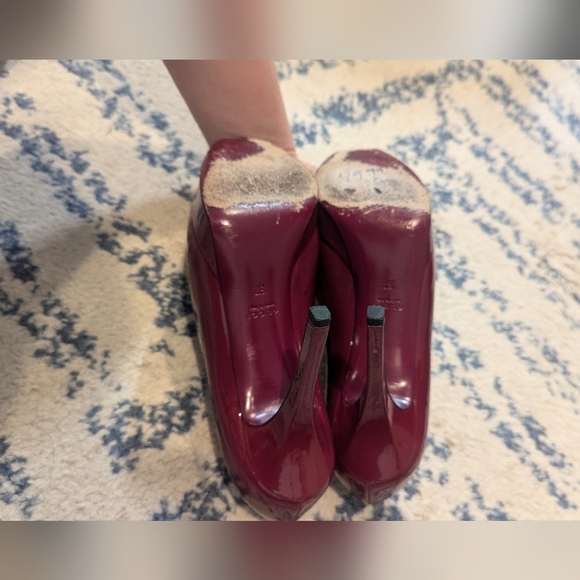 Burgundy Gucci Pumps Size 37 - excellent condition - Picture 7 of 7